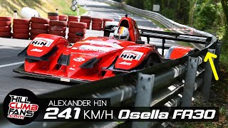 241kmh at Hill Climb Ilirska 2022  Osella FA30 V8  Alex Hin ☆ ONBOARD [upl. by Ramses]