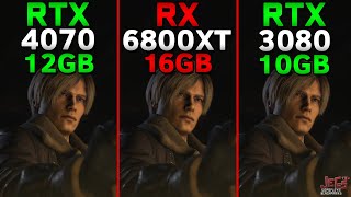 RTX 4070 vs RX 6800 XT vs RTX 3080 tested in 15 games  1440p and 4K [upl. by Thissa]