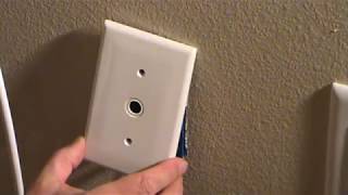 How to Install Wall Plate Over Coaxial amp DVD Wall Box [upl. by Yenaled]