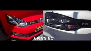 VW Polo GTI 6R vs VW Polo GTI 6C  Comparison [upl. by Ativet826]