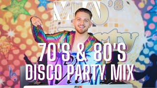 Disco Mix  70’s amp 80’s Party  Mezcla de Disco de Los 70s y 80s  Retro Party Mix [upl. by Kornher]