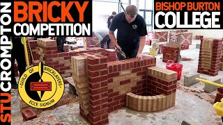 Bricklaying Competition at Bishop Burton College Guild of bricklayers Regional [upl. by Deehsar]