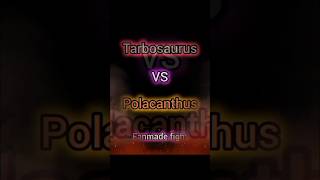 Tarbosaurus VS Polacanthus fanmade fight 🤫 [upl. by Hyo]