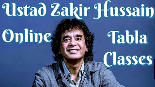 Ustad Zakir Hussain Online Tabla class Talking about Delhi Gharana Tabla live on Instagram [upl. by Akenna337]