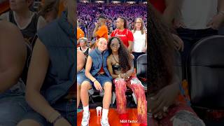 Paige Bueckers and Flaujae at the WNBA AllStar Game shorts nba basketball [upl. by Furlani]