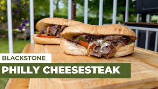 Making Griddle Philly Cheesesteak [upl. by Clava]