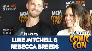 Press Interview With Luke Mitchell Blindspot amp Rebecca Breeds The Originals [upl. by Aidaas950]