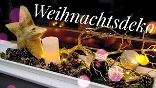 Weihnachtsdeko für die Fensterbank  Wohnprinz [upl. by Aytnahs650]