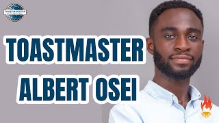 TOASTMASTER FEST 10  ALBERT OSEI [upl. by Ummersen157]