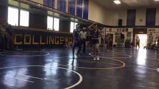 Collingswood MS Wrestling Vs Williamstown [upl. by Arrait]