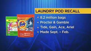 Millions of Tide Gain laundry pod bags recalled [upl. by Silberman491]