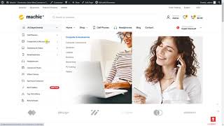 Machic  Sidebar menu settings Home Page [upl. by Nnyla]