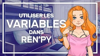 Découvrir les variables dans RenPy  Tutoriel Visual novel [upl. by Nanahs111]