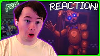 Xman 723 Reaction  Five Nights at Freddys Into the Pit Reveal amp Gameplay Trailers [upl. by Haldis259]