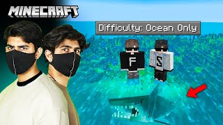 Surviving a Week in a Deadly OCEAN  MINECRAFT [upl. by Suh]