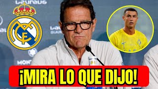 ¡EXCLUSIVO ¡FABIO CAPELLO NO SE CALLO Y DIJO LA DIFERENCIA ENTRE CR7 Y MESSI [upl. by Georgiana]