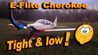 EFlite Cherokee Tight amp low flying [upl. by Ellga]