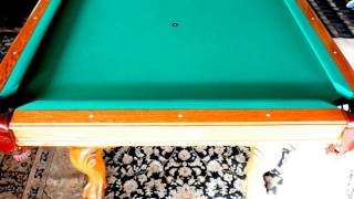 Olhausen pool table amp Simonis cloth Review [upl. by Russ414]