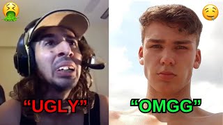 Womens Reactions to Attractive VS Ugly men  Looksmaxxing motivation [upl. by Socram142]