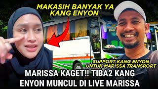 BIKIN KAGET TIBA2 KANG ENYON MUNCUL DI LIVE MARISSA TERNYATA INI SUPPORT KANG ENYON UNTUK MARISSA [upl. by Nongim398]