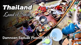 Damnoen Saduak Floating Market  Bangkok  Thailand [upl. by Fortune]