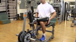 Machine Seated Calf Raise [upl. by Aimak]