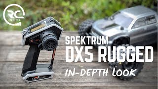 SPEKTRUM DX5 RUGGED TRANSMITTER  Indepth Look [upl. by Bellew]