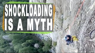 Climbing anchor shock loads are a myth  human testing in Yosemite [upl. by Mcdougall64]