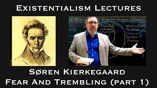 Soren Kierkegaard  Fear and Trembling part 1  Existentialist Philosophy amp Literature [upl. by Lokcin]