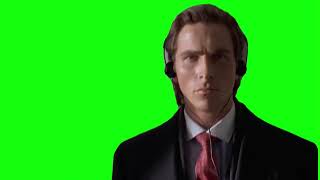 American Psycho Patrick Bateman Walking Meme Green Screen [upl. by Pohsib461]