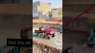 Swaraj tractor Harrow के साथ कीचड़ में फंस गया 😱 homemade modifiedtractor tractorlover trending [upl. by Newol]