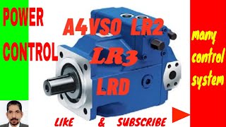 PUMP Power Control System  A4VSO LR2LRD [upl. by Idolem]