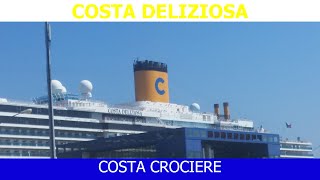 COSTA DELIZIOSA Cruise Ship in the port of Bari Costa Crociere  HD [upl. by Isolda521]