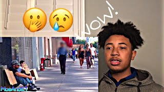 The Homeless Man VS Homeless Child Social Experiment REACTION [upl. by Hadihsar]