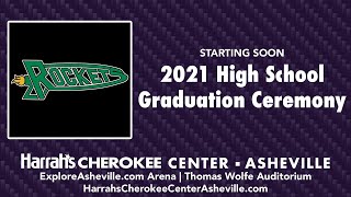 AC Reynolds High School 2021 Graduation Ceremony at Harrahs Cherokee Center  Asheville [upl. by Keligot]