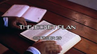 God Speaks Daily Devotional by Dr Tom Early  The Secret Plan October 29 [upl. by Maclay]