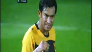 Austria Vienna vs Aris Salonika 11Carlos El Pescadito Ruiz [upl. by Ayvid]