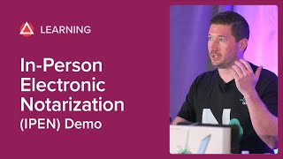 InPerson Electronic Notarization IPEN Demo [upl. by Emlyn]