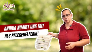 Einblick in die Arbeitswelt einer Pflegehelferin  AlexA Pflege [upl. by Aennaej193]