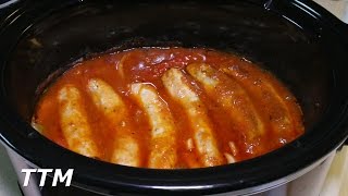 Sausage Peppers and Onions in the Crock Pot Slow Cooker [upl. by Airednaxela263]