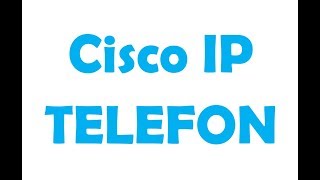 Cisco IP Telephony  IP Telefon Kurulumu [upl. by Adnahc]