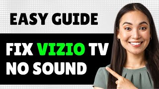 How To Fix Vizio Tv No Sound Step By Step Guide [upl. by Gomer]