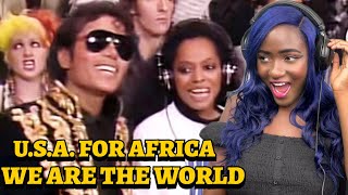 BITTERSWEET  USA For Africa  We Are the World  SINGER REACTION [upl. by Stewardson]