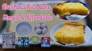 Glutinous Rice Cake Simple amp Affordable [upl. by Teddman]