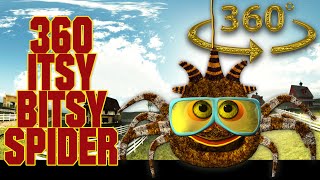 360 video for kids 🕷️ itsy bitsy spider 360 song for children ipsy dipsy spider by vokikas [upl. by Anilemrac]