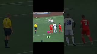 Backflip shoot x Backflip save football shorts shortsfeed backflip trending soccerplayer [upl. by Maritsa]