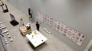 Watch as we install Gerhard Richters Atlas overview 1962ongoing [upl. by Jea]