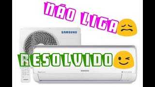 Ar Samsung inverter não liga condensadora [upl. by Lorenz184]