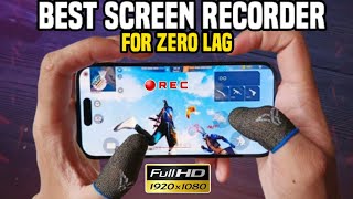 Best Screen Recorder for Free fire amp Pubg  Best Screen Recorder for Android  No Lag ScreenRecorder [upl. by Toor]