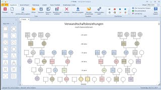 Genogramm Designer Verwandtschaftsbeziehungen [upl. by Walke]